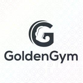 Arm Logo - Muscular Arm Logo Design inside the letter G mark On