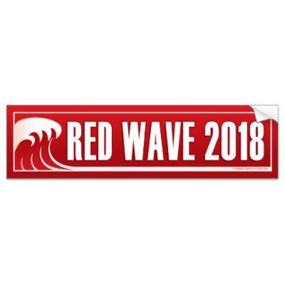 Red Wave Republican 2018 Logo - VOTE REPUBLICAN 2018 Advertising Vinyl Banner Flag Sign TRUMP RED WAVE
