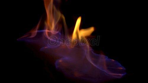 Red Blue Flame Logo - Close up horizontal view for blue and red burning fire, - 4535317 ...