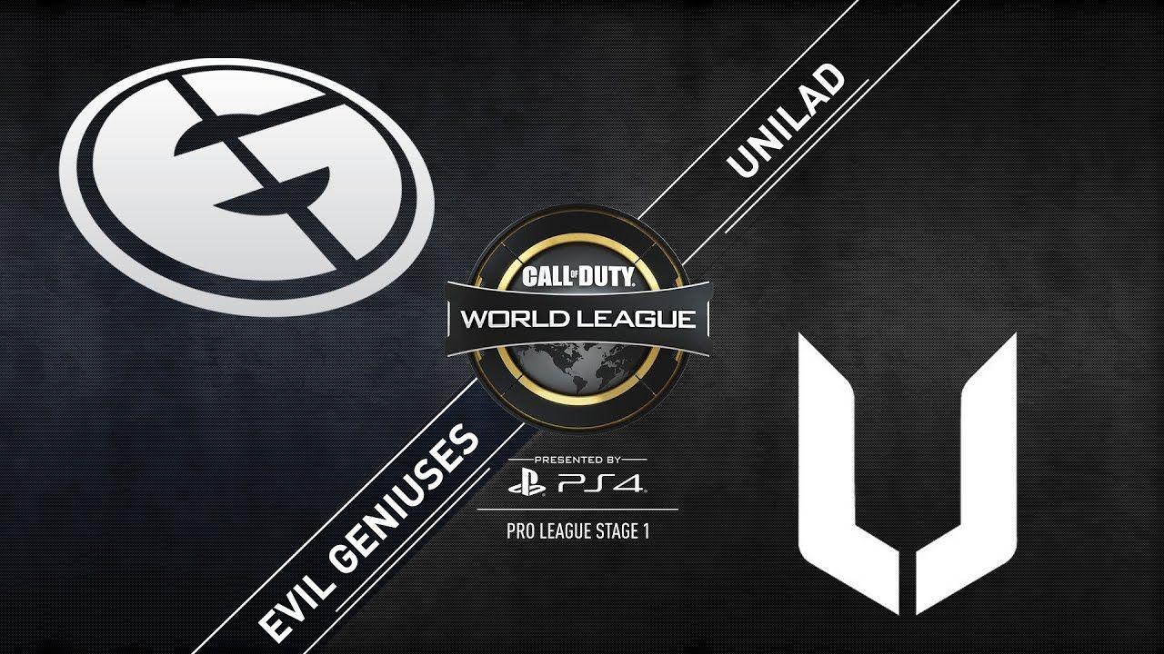 Division B Logo - Evil Geniuses vs. Unilad - CWL Pro League - Division B - Stage 1 ...