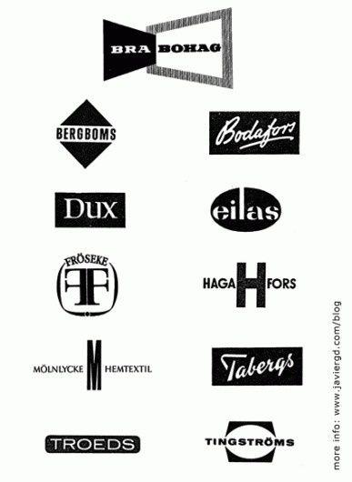 Century Furniture Logo - Mid Century Modern Swedish Furniture Logos | Design Inspiration ...