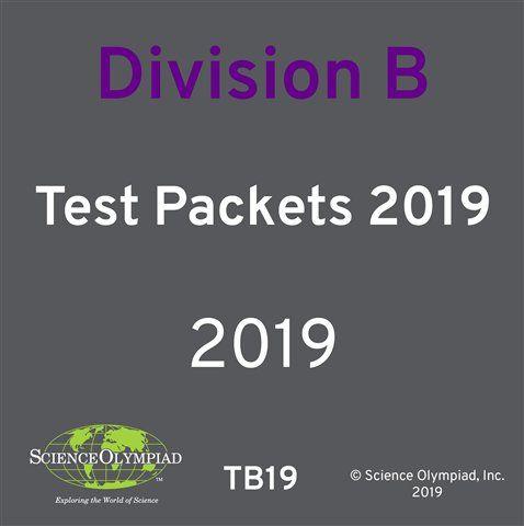 Division B Logo - Test Packet 2019-Division B – Digital Test Packets – Science Olympiad