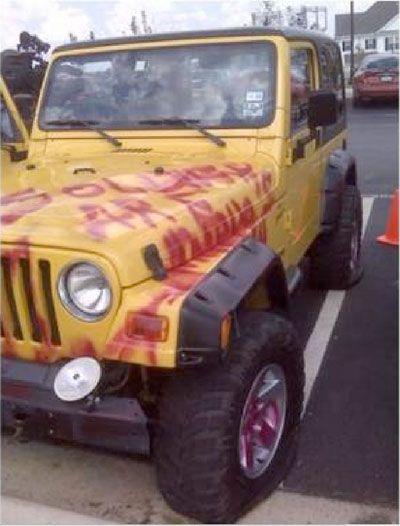 Jeep Freek Logo - Soldiers Vandalized Jeep... - Jeep Wrangler Forum