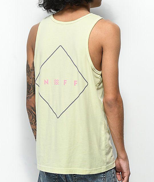 Tank Top Neff Logo - Neff Logo Lock Lemonade Tank Top