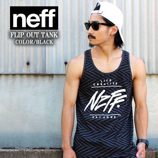 Tank Top Neff Logo - badass: Neff Neff tank top FLIP OUT TANK Black Black ss14212 ...