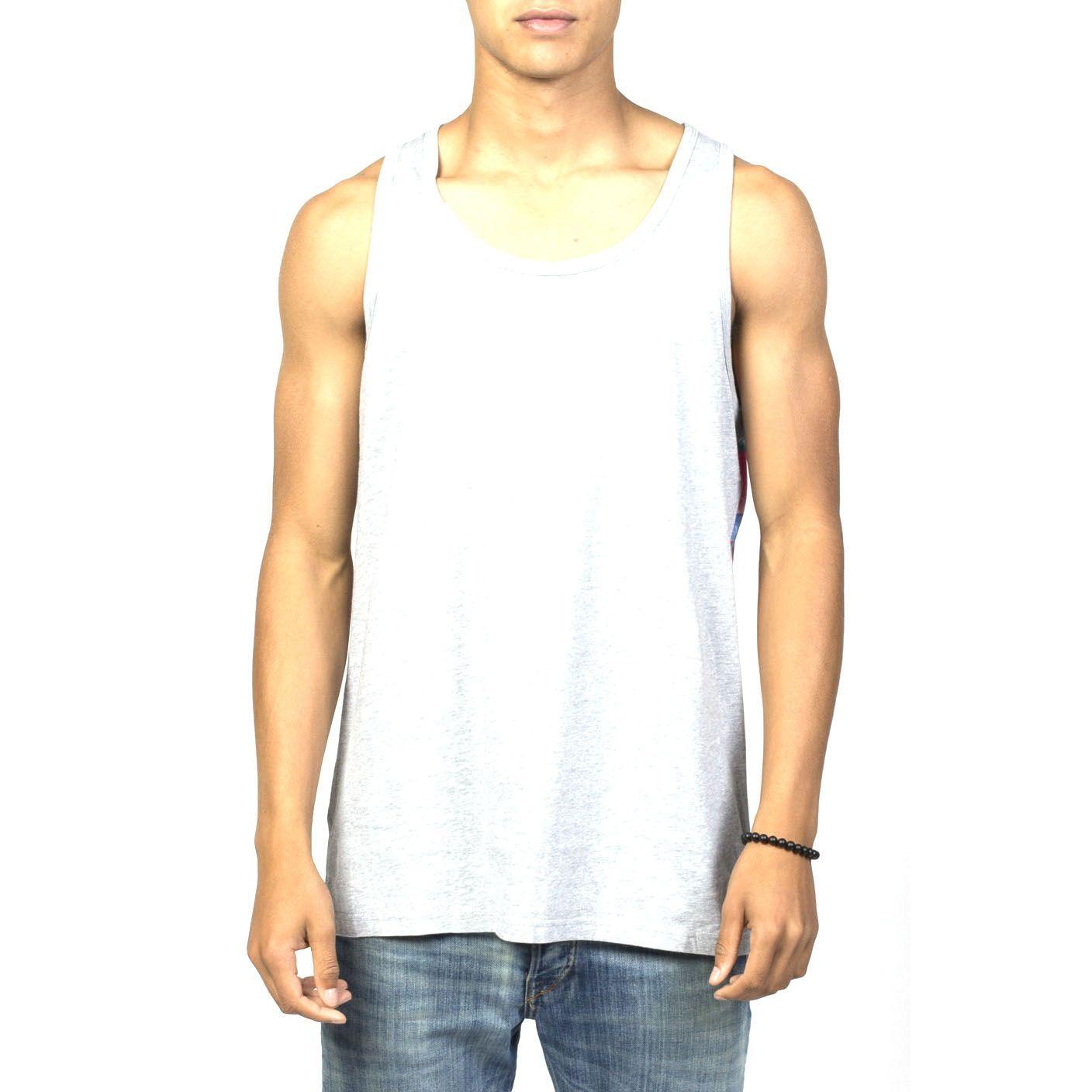 Tank Top Neff Logo - Neff Y-O Tank Top Grey Heather | Neff - Urban Surfer