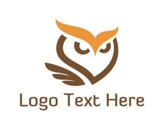 Brown Owl Logo - Brown Logo Maker | Create A Brown Logo | Page 14 | BrandCrowd