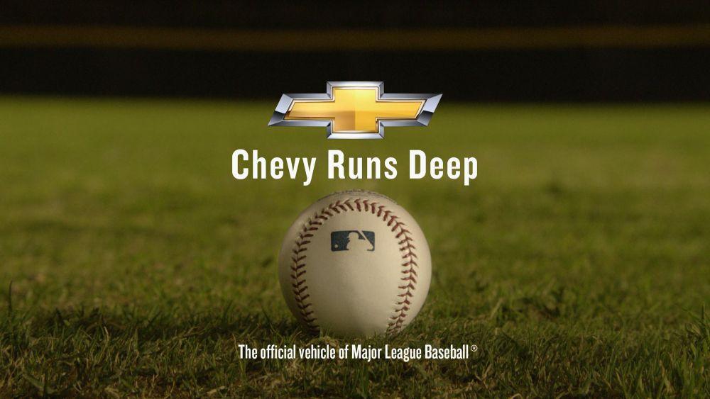 Chevy Runs Deep Logo - Chevrolet's Commitment to Baseball Runs Deep