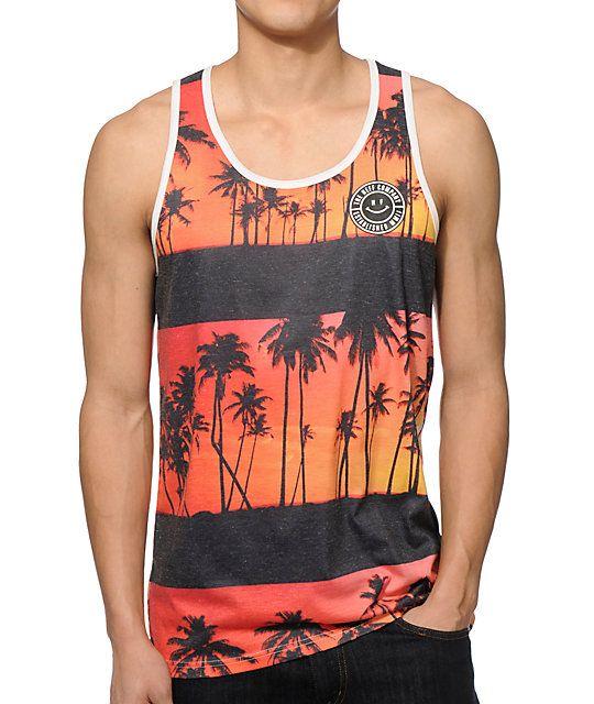 Tank Top Neff Logo - Neff Sunset Tank Top | Zumiez