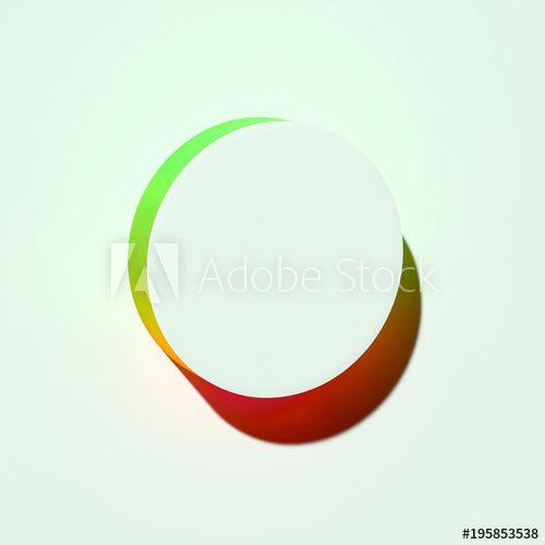 White Ball in Green Circle Logo - White Circle Icon. 3D Illustration of White Round, Ball, Flag Icons ...