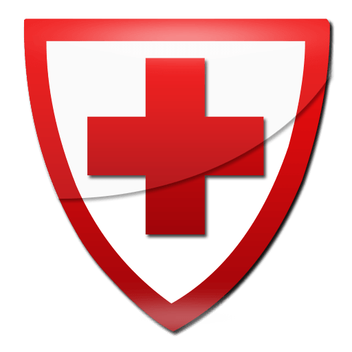 Red Cross in Shield Logo - Red cross shield clipart image