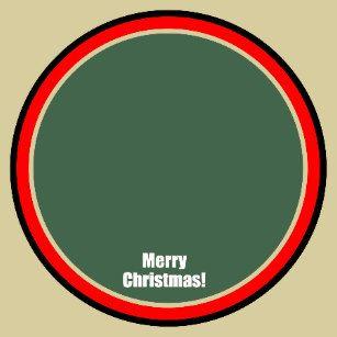 Red and Green Circle Logo - Green Circle Christmas Tree Skirts. Zazzle.co.uk