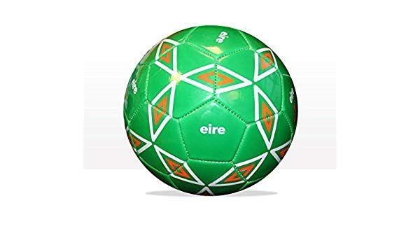 White Ball in Green Circle Logo - Green Ireland Umbro Soccer Ball With Eire Print And Orange/White ...