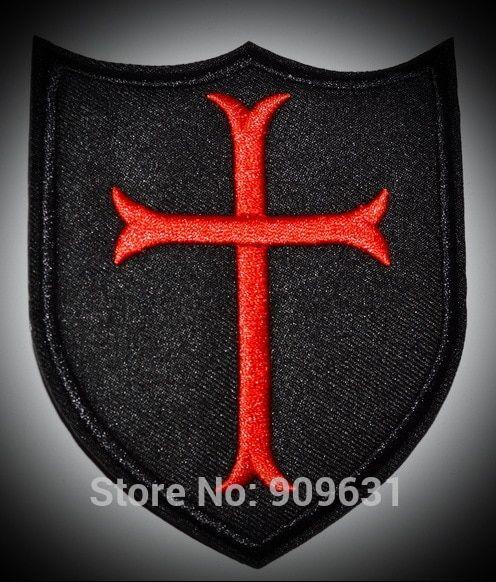 Red Cross in Shield Logo - RED CROSS CRUSADER SHIELD NAVY SEAL DEVGRU RED USA ARMY TACTICAL