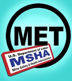 MSHA Logo - Mine Product Approvals for MSHA Part 6 Program