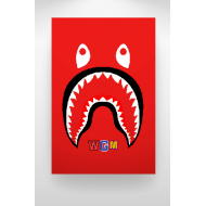 Bathing Ape Shark Logo - A Bathing Ape