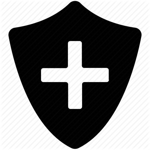 Red Cross in Shield Logo - Medical shield, medicine shield, red cross shield, shield
