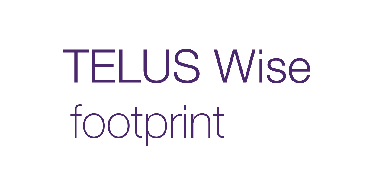 TELUS Logo - TELUS Wise Footprint. TELUS Wise Footprint