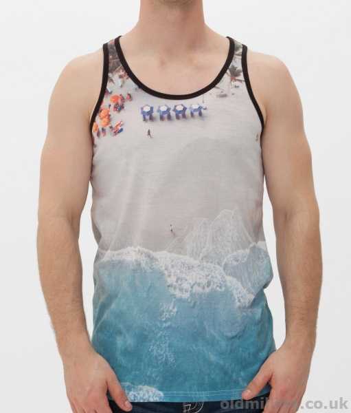 Tank Top Neff Logo - Men's Tops Beach Tank Top Beach