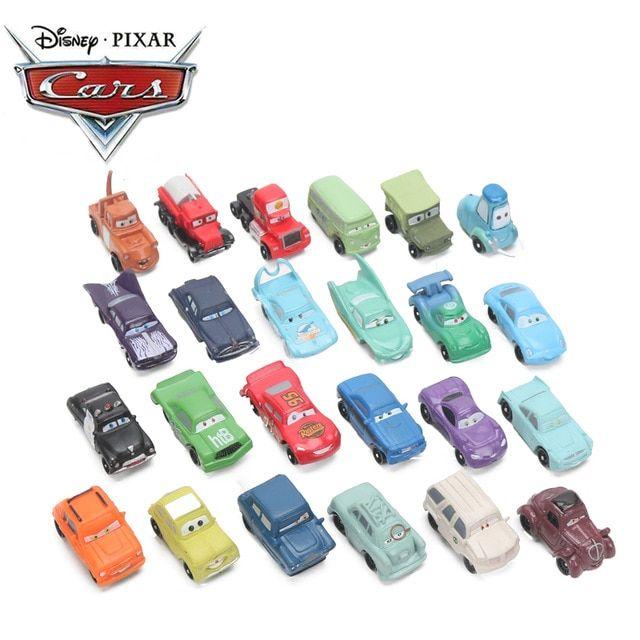 4 Disney Pixar Cars Logo - 4 6cm 24pcs/lot Disney Pixar Cars 3 Lightning McQueen Mater Jackson ...