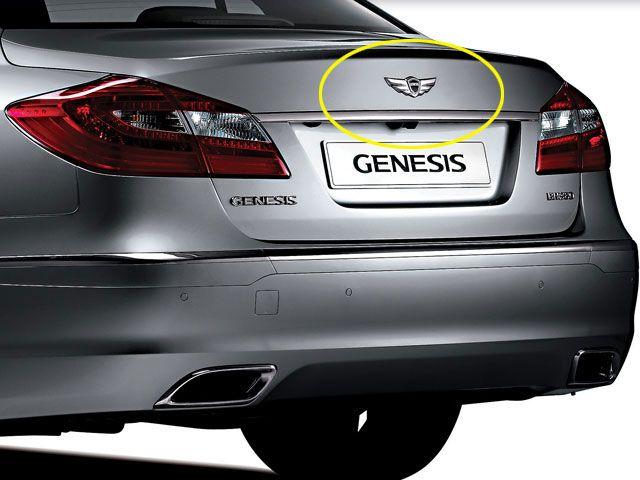 Hyundai Genesis Logo - 12 Hyundai Genesis Sedan V6 V8 R Spec Trunk Tailgate Winged