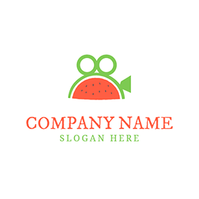 Orange and Green Circle Logo - Free Fruit Logo Designs | DesignEvo Logo Maker