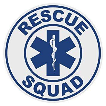 Round Squad Logo - Amazon.com : 10 Pack Rescue Squad Helmet Stickers, 2 Inch Round ...