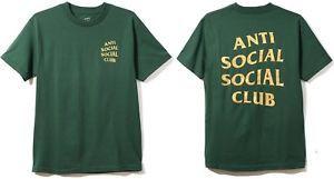 Anti Social Social Club Gold Logo - DS Anti Social Social Club ASSC Gold Logo Redeemed Green Tee Shirt ...