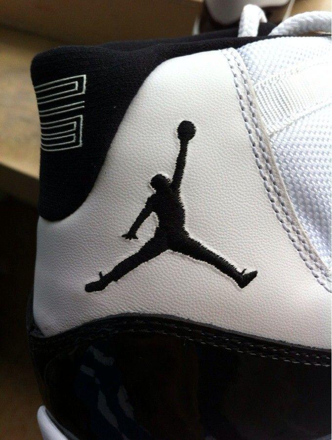 Jordan 11 Logo - Air Jordan 11 Retro Concord, 378037-107, jumpman logo | Air Jordan ...