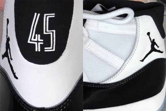 Jordan 11 Logo - First Look: Air Jordan 11 'Concord' 2018 Retro Gets… - Sneaker Freaker