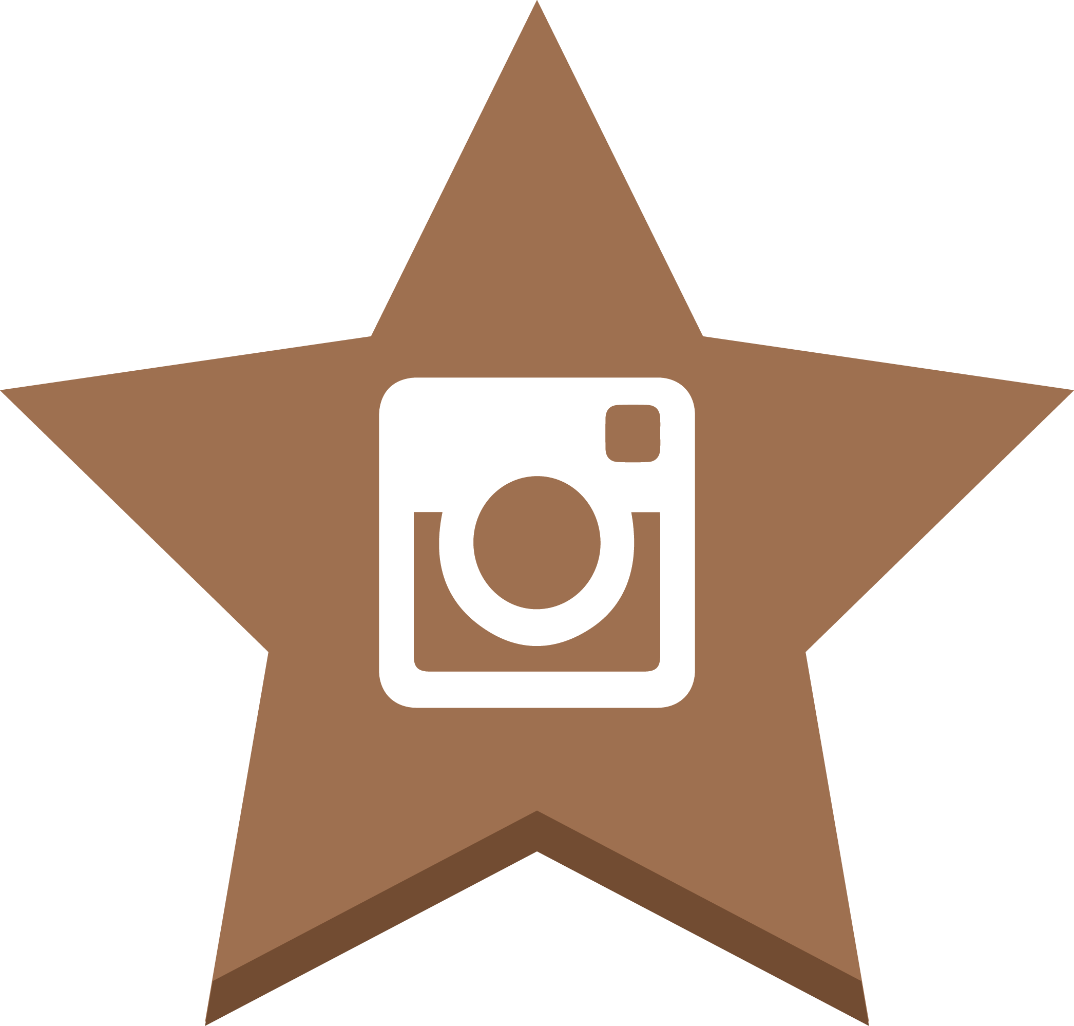 Instagram Star Logo - Favorite, instagram, socal, star icon