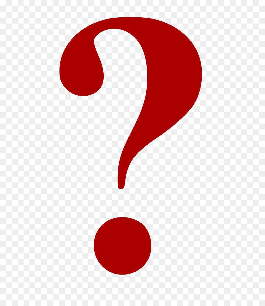 Question Logo - Brand Logo Red mark PNG png download