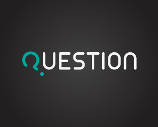 Question Logo - The perfect integration of a questionmark in the 