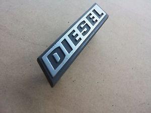 Volkswagen Diesel Logo - VW GOLF CADDY MK1 FRONT GRILL GRILLE DIESEL BADGE EMBLEM 93x20mm