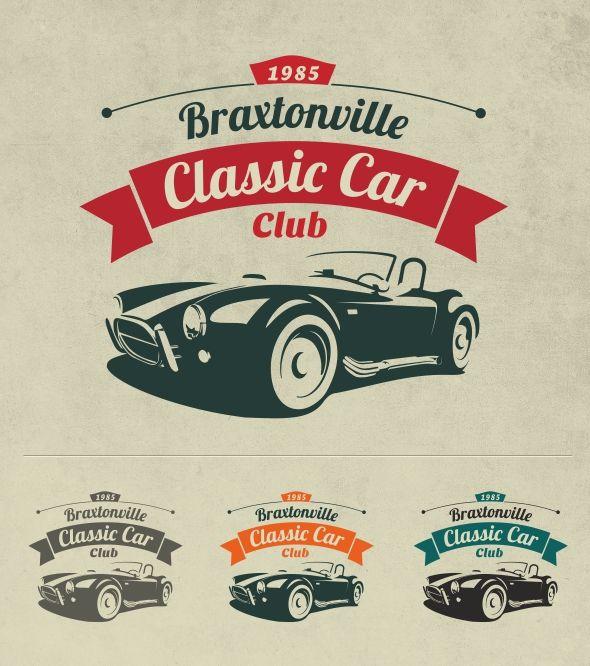 Antique Car Logo - Classic Car Club Logo on Behance