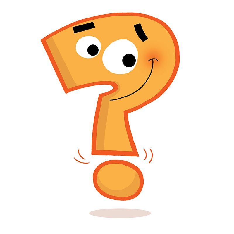 Question Logo - Question Mark Educational Mascot. Gary Swift Studios