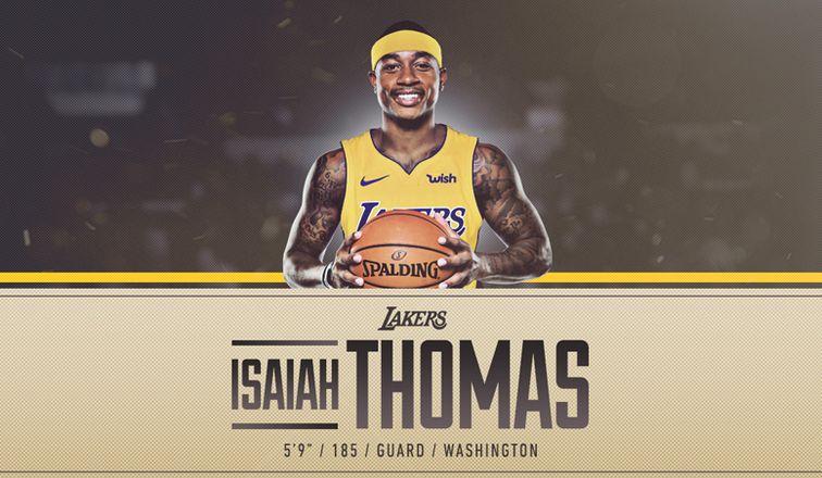 Isaiah Thomas Logo - Latest Laker: Isaiah Thomas | Los Angeles Lakers