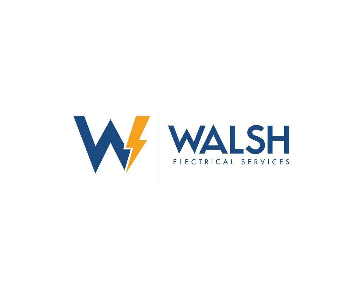 Electrical Services Logo - 92 Logo Designs | Business Logo Design Project for Walsh Electrical ...