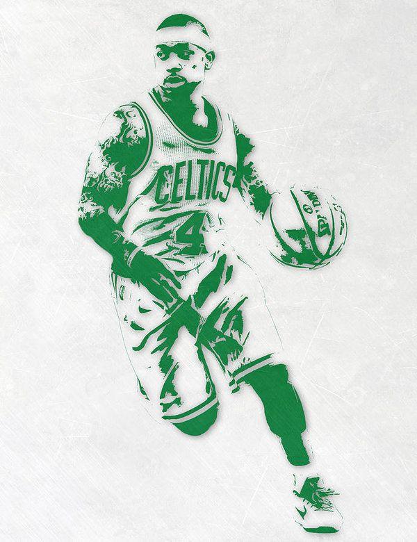 Isaiah Thomas Logo - Isaiah Thomas Boston Celtics Pixel Art 2 Art Print