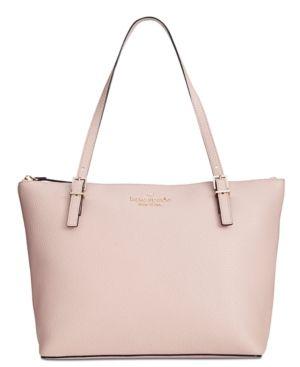 Pink Kate Spade Logo - Watson Lane Maya Leather Tote in Dusty Vellum