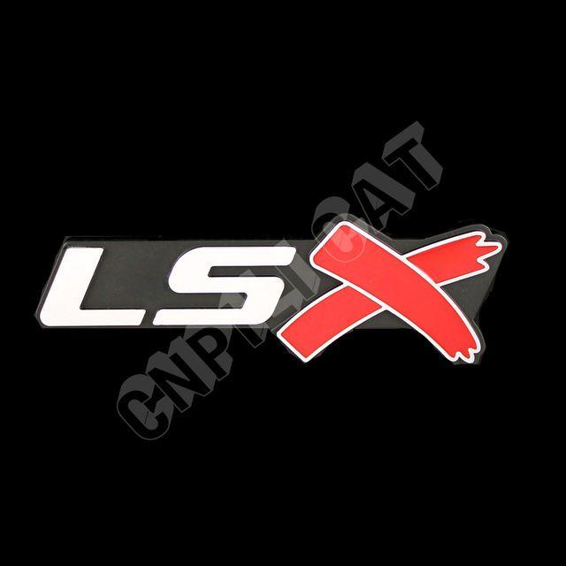 LSX Logo - 3D LSX Logo ABS Car Body Side Rear Emblem Decal Sticker