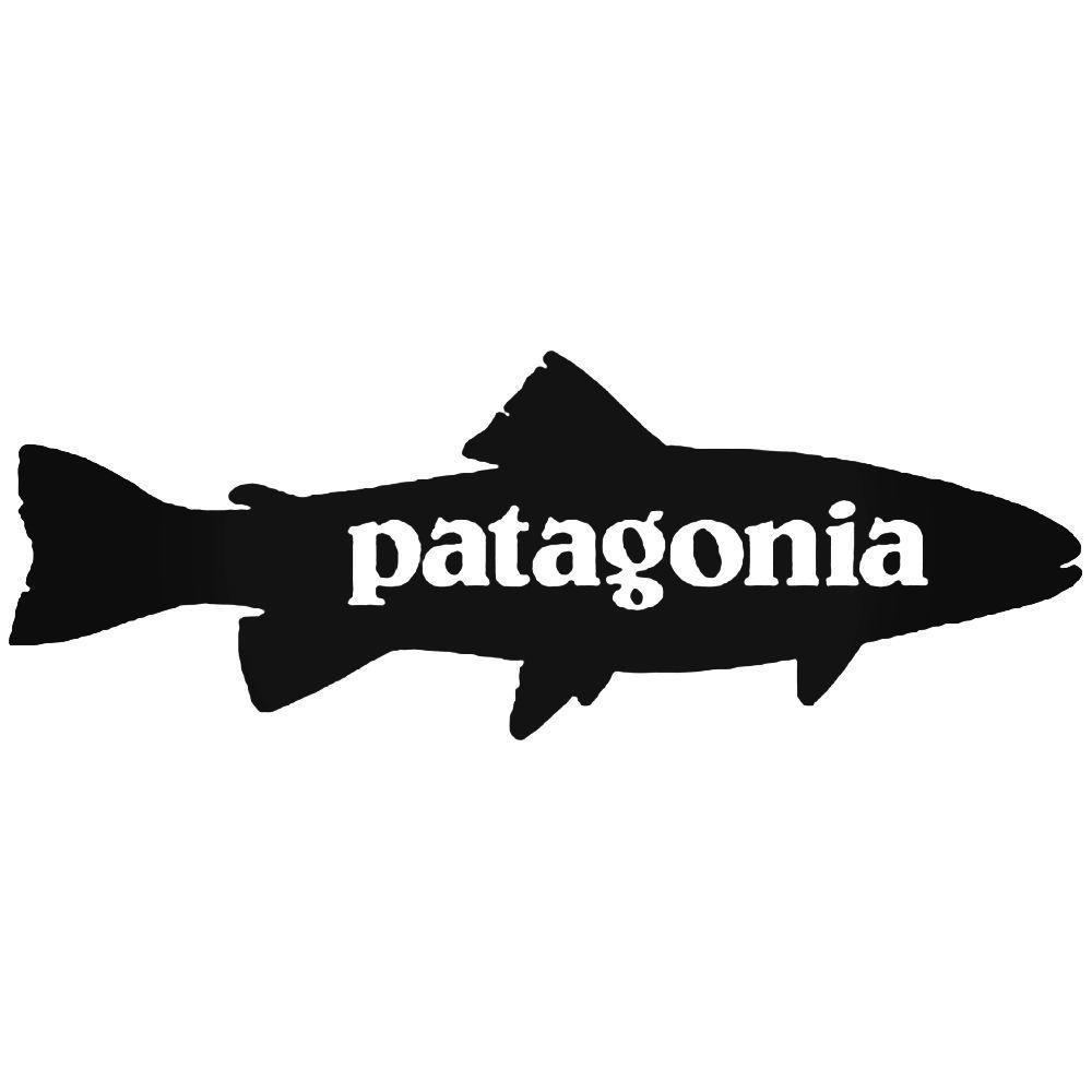 Patagonia Fish Logo - Patagonia Trout Decal Sticker