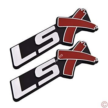 LSX Logo - Amazon.com: 2x LSX Side Fender Rear Lid Boot Trunk Emblem Badge for ...