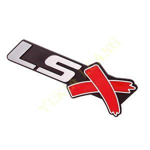 LSX Logo - LSX Symbol Car ABS Side Emblem Body Badge Rear Sticker for Chevy LS ...