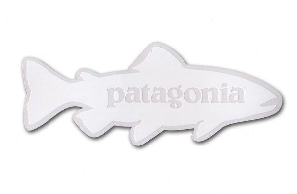 Patagonia Fish Logo - Patagonia Fish Sticker - Duranglers Fly Fishing Shop & Guides