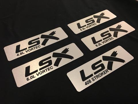 LSX Logo - Glenn's Auto Performance.0L LSX Engine Badge Emblem