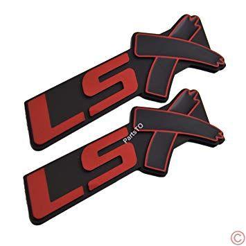 LSX Logo - Amazon.com: 2x LSX Side Fender Rear Lid Boot Trunk Emblem Badge for ...
