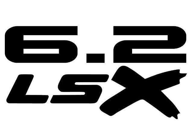 LSX Logo - Product: 6.2L LSX - Vinyl Decal -black LS Chevy Car Truck Corvette ...