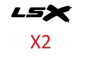 LSX Logo - Black LSX Vinyl Decals For Price of 1 LS Corvette Camaro