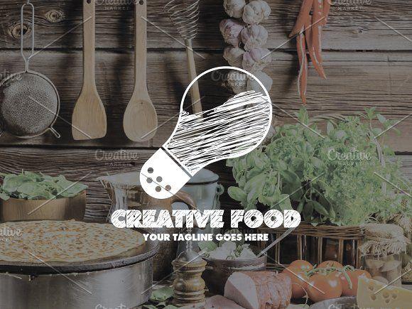 Bass Food Logo - Creative Food Logo ~ Logo Templates ~ Creative Market